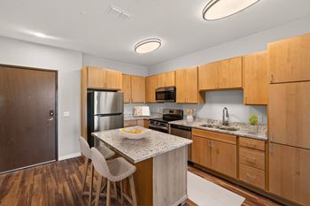 Sleek and modern kitchen cabinetry